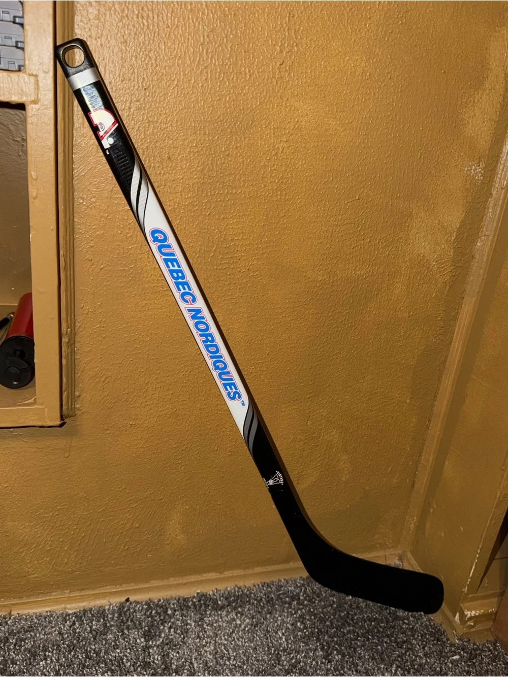 NHL Vintage Hockey Sherwood Quebec Nordiques Mini Composite Stick Collectible Us - Picture 1 of 16
